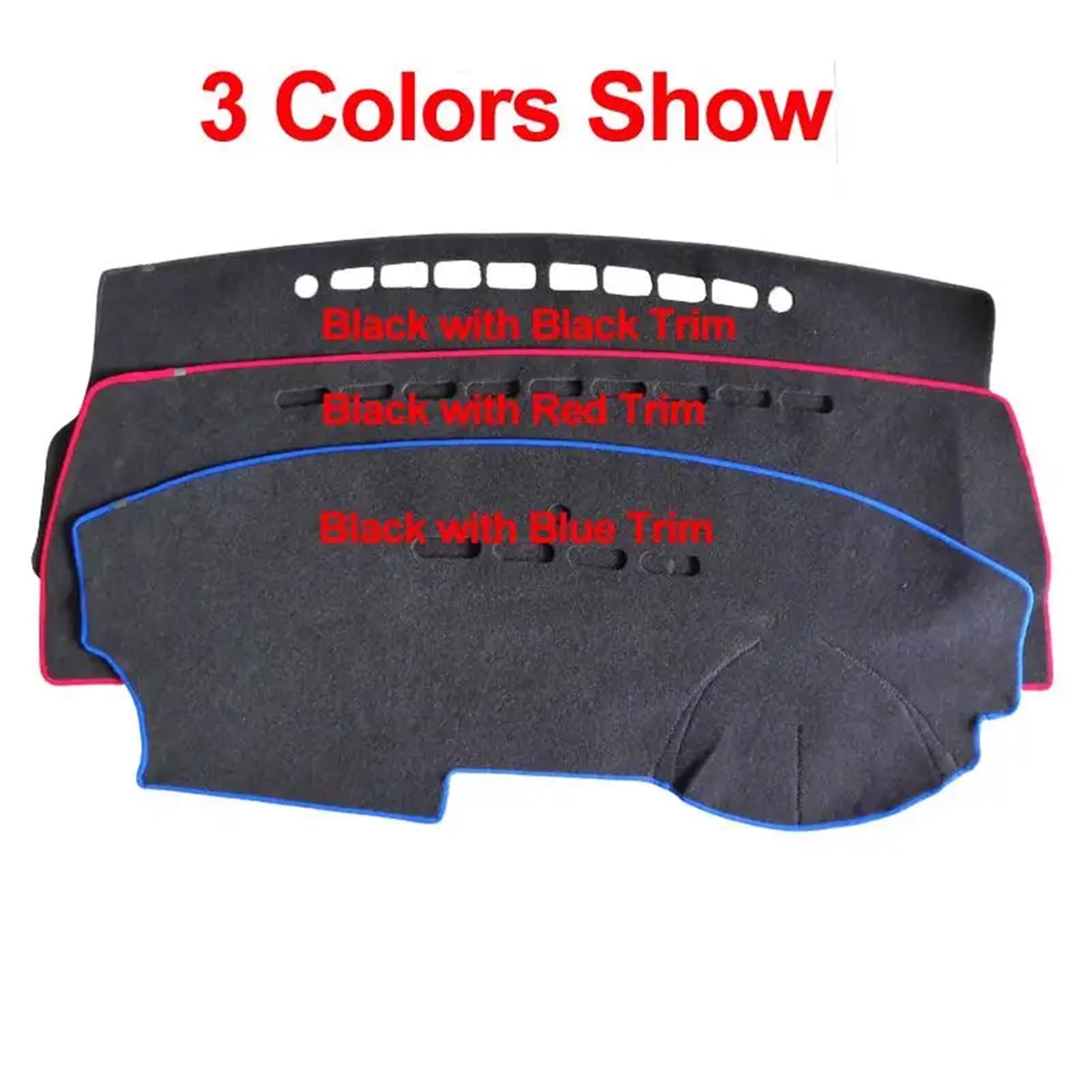 mata na deskę rozdzielczą Pasuje do Forda Edge MK1 2007-2014 LHD RHD Auto Dash Mat Carpet Cape przeciwsłoneczna Pokrowiec na deskę rozdzielczą samochodu Dashmat rozdzielczą samochodu(LHD Red No Audio)