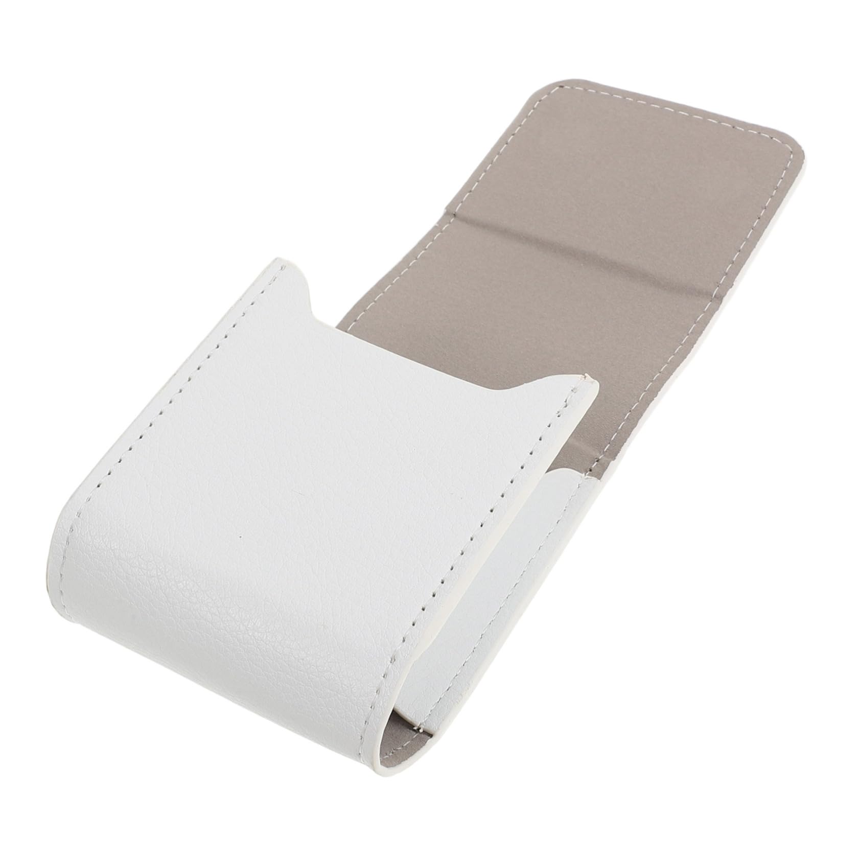 BESPORTBLE De Rangement pour Télémètre De Golf en Plein Sacoche De Protection pour Télémètre Pochette Télémètre De Rangement De Bibelots Blanche Faux Cuir