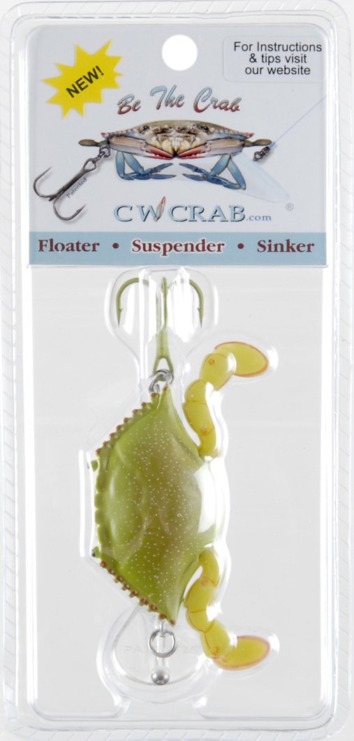cw crab fishing lure CWC383SP Suspender 5/8oz Ruff Tackle Musky Lures and infused scent 3:16 Lure Company Mission Size:30g