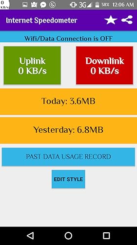 Internet Speedometer