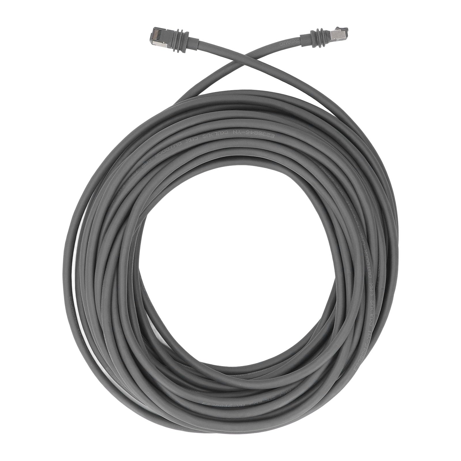 Cable de repuesto rectangular de 9 m, impermeable, de alta velocidad, para uso en Internet al aire libre, con soportes para cables