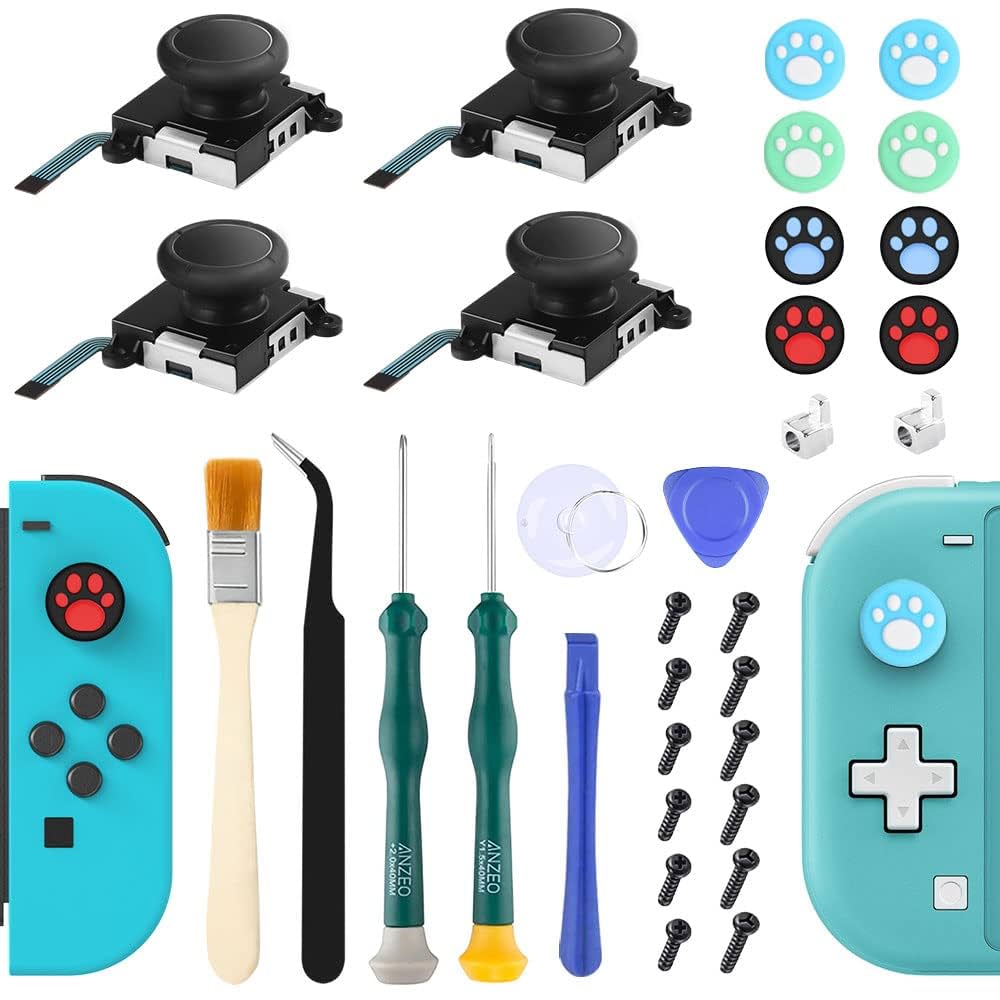 Switch ジョイコン カスタム 修理 Amazon.co.jp: ANZEO ジョイコン修理パーツ Joy-con修理キット