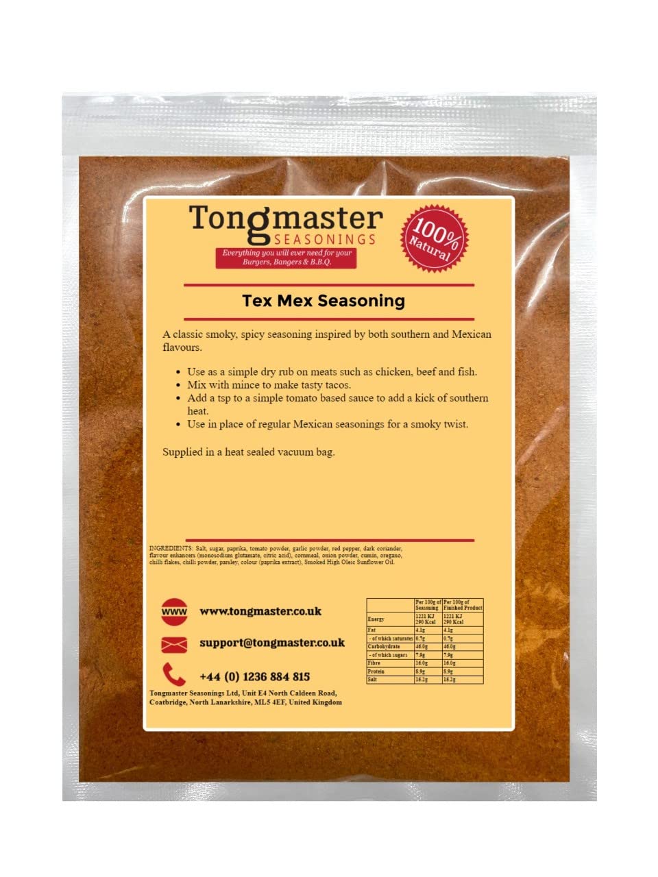 Tex Mex Seasoning - 1kg