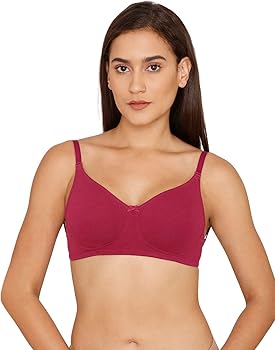 AYHB♡F Buy Zivame Women's Cotton Wired 3/4Th Coverage Non-Padded