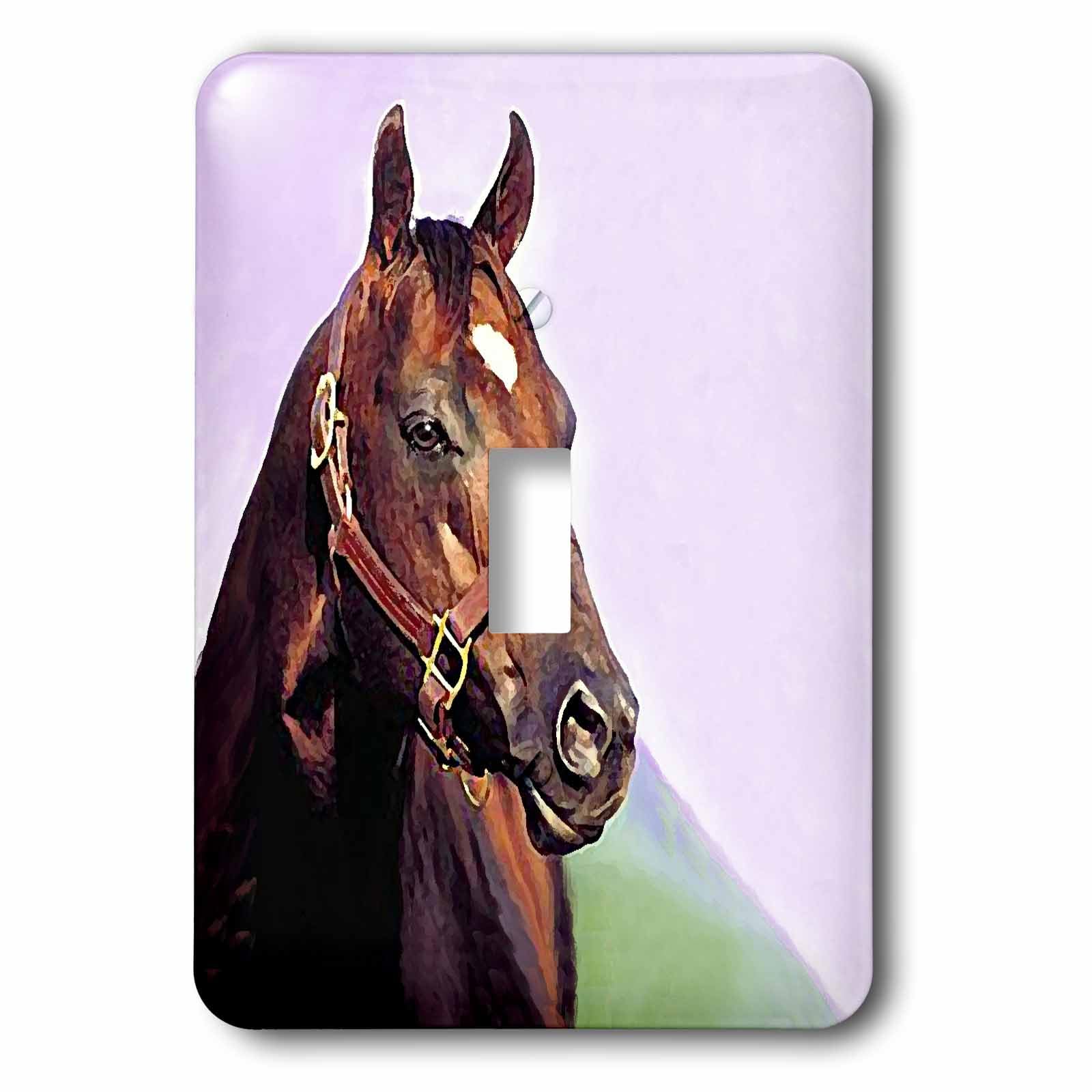 Interrupteur simple 3dRose lsp_689_1 quart de cheval pour chambre enfant
