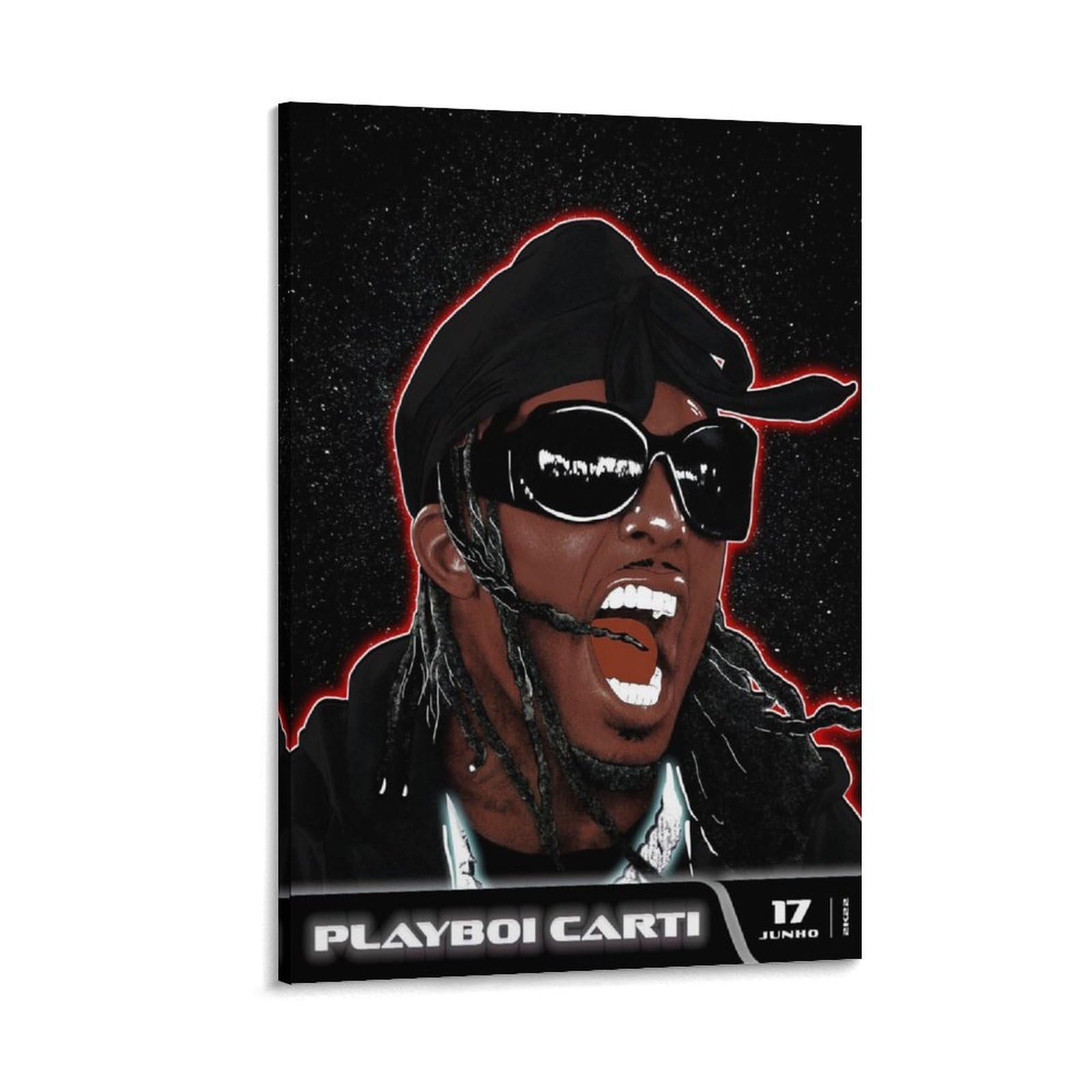 Play boi carti ポスター　B1サイズ Amazon.co.jp: Playboi Carti プレイボーイ・カーティ ポスター