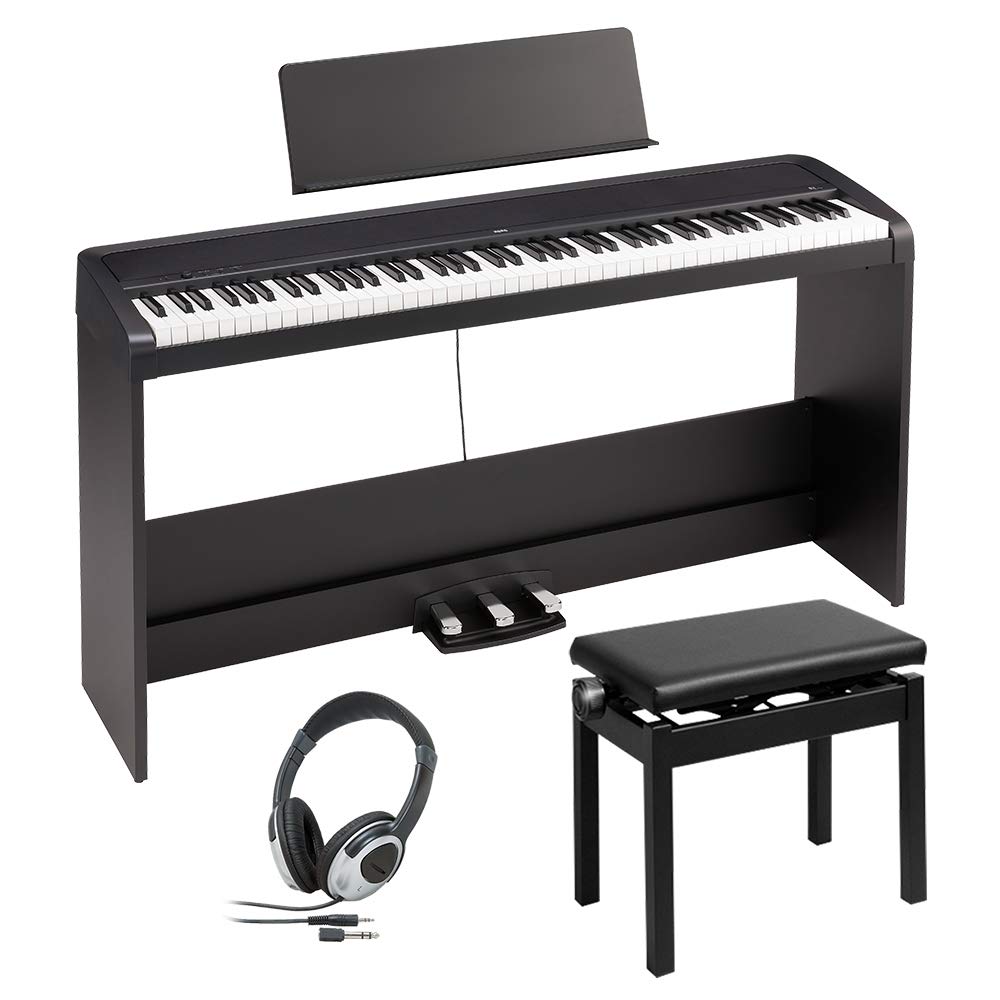 Amazon | KORG B2SP BK ブラック 電子ピアノ 88鍵盤 高低自在