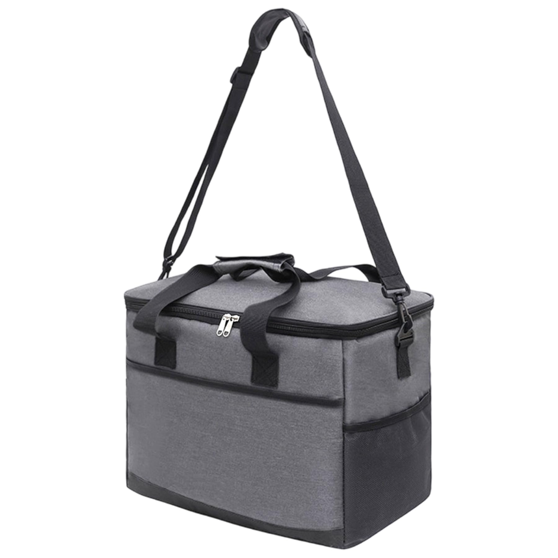 30L Large Insulated Cooler Bag, Leakproof Picnic Cool Bag with Shoulder Strap, Foldable Thermal Food Storage for Camping, Beach, Shopping & Travel, Keeps Food Hot & Cold