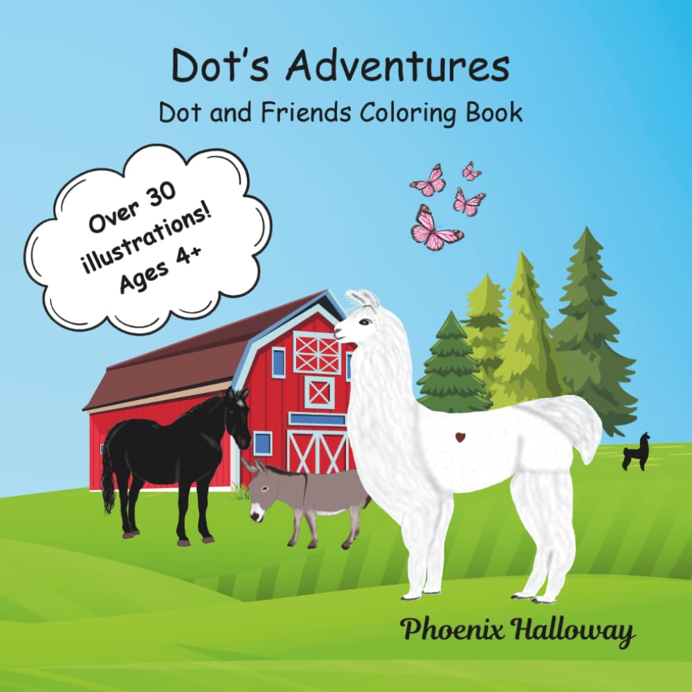 Dot's Adventures: Dot and Friends Coloring Book