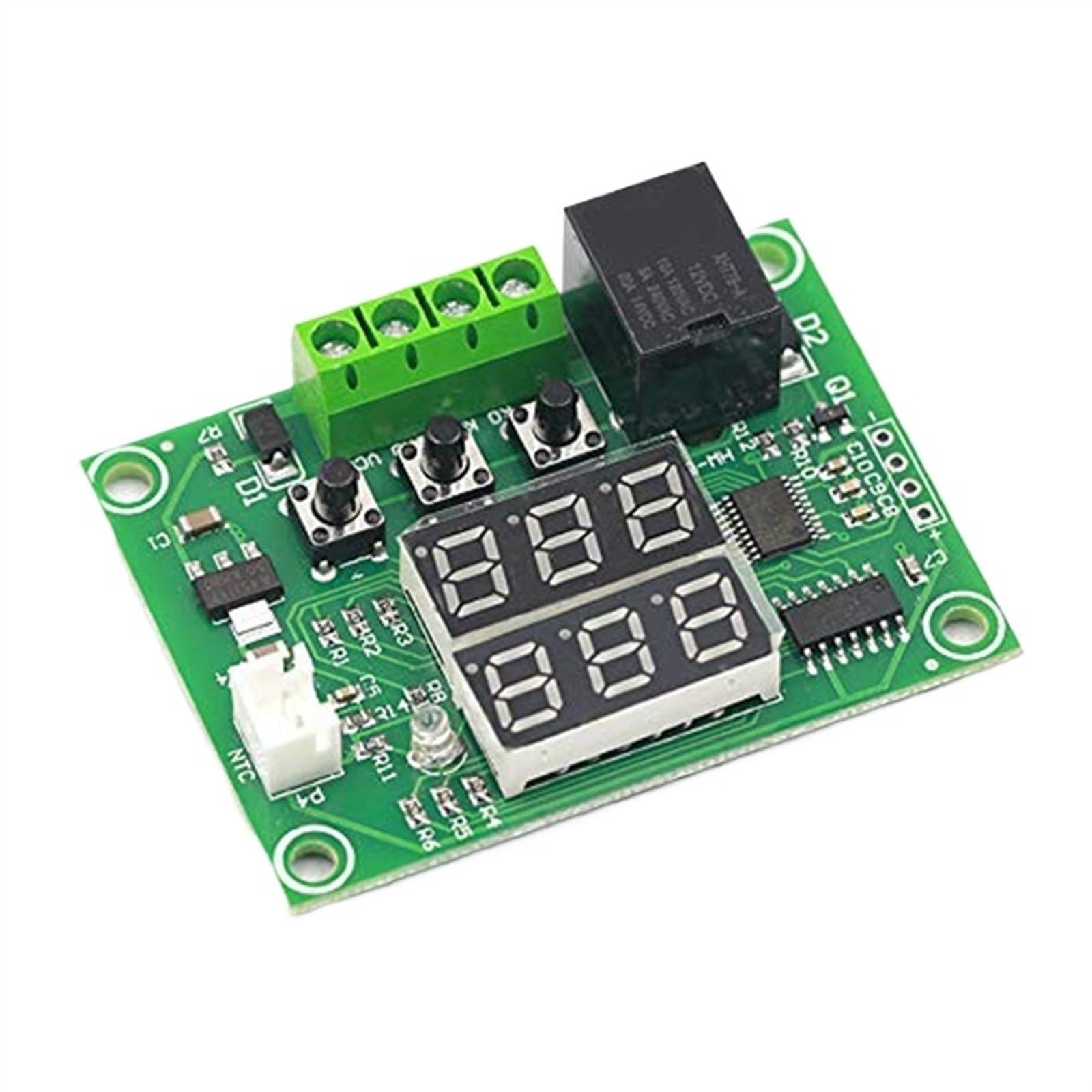 2 Pezzi XH-W1219 Doppio Display Digitale a LED termostato regolatore di Temperatura Interruttore di Controllo relè modulo sensore
