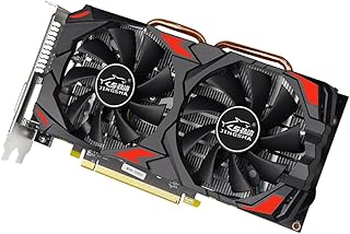 RX580 Gaming Graphics Card 8GB/GDDR5/256bit Memory 1257/1340MHz Core Frequency 2 Cooling Fans Design 3*DP+HD+DVI Ports