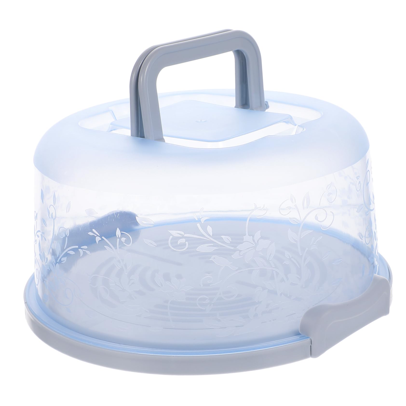 OKUMEYR Portable Cake Box Round Shape Storage for Travel Sandwich Cupcake Carrier Dessert Box