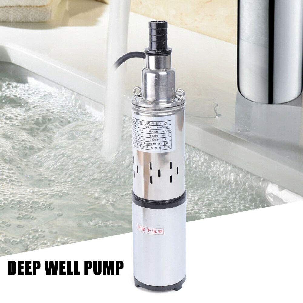 Pompa solare per fontane, 280 W, in acciaio inox, pompa a immersione, per fontane, irrigazione da giardino, 48 V
