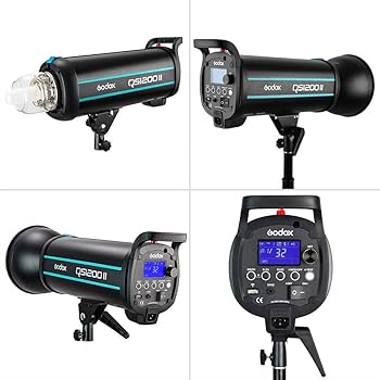 Amazon.com : GODOX QS1200II Studio Strobe Flash Light 1200Ws