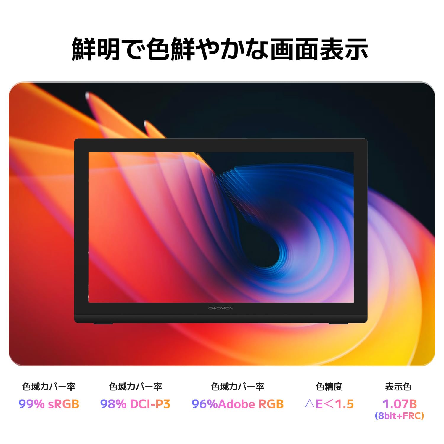 Amazon | GAOMON 液タブ Pro19 4K 筆圧16384レベル フルラミネーション