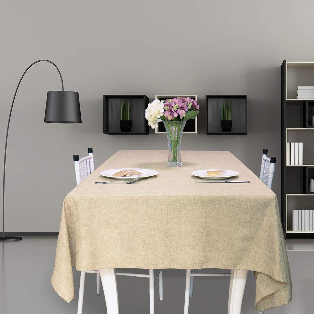 Nappe en jute imitée kaki pour décoration de fête et mariage rétro