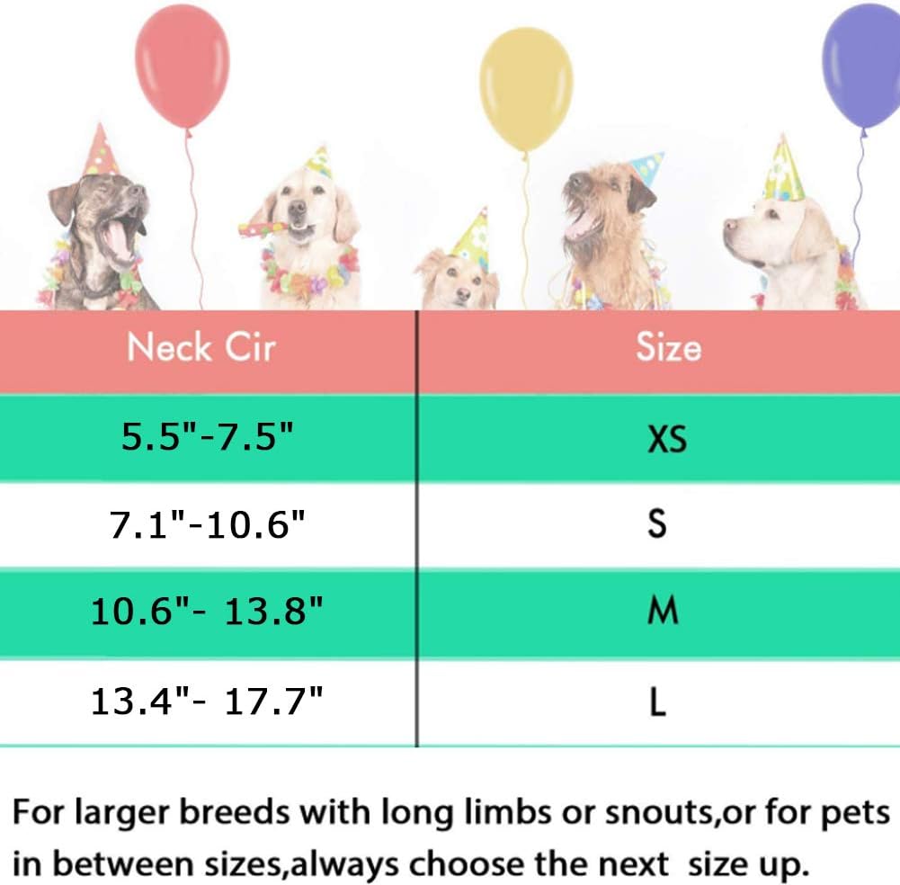 Cat Recovery Pet Cone E-Collar for Surgery, Soft Donut Collar,Dogs Cats Medical Grooming Cone Protective Collar Flower Elizabethan Collar for Small Dogs Cat Wound Healing,Yellow