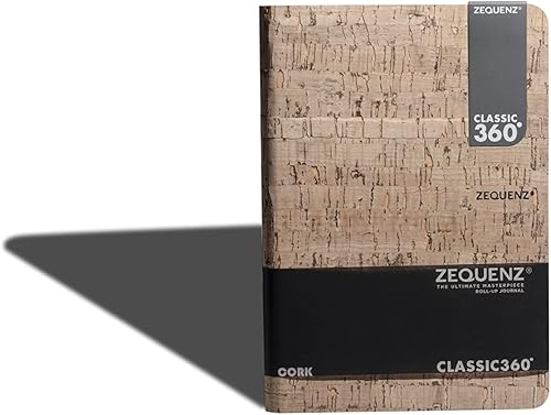 Zequenz Cuaderno clásico de corcho A5 Cleanstyle (natural B) forrado