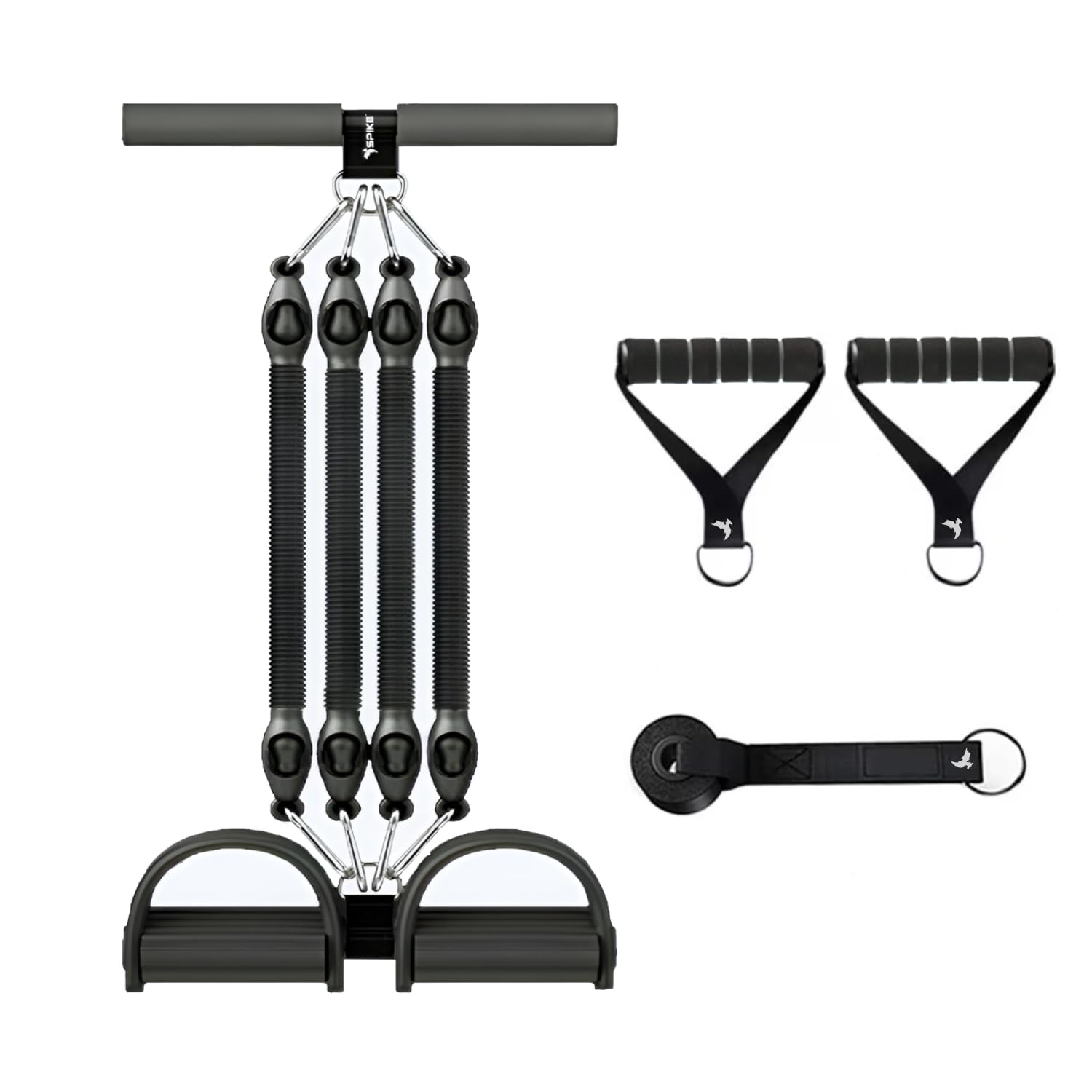 Spike Black Tummy Trimmer for Home Gym Exercise Leg Exercise Ab Exercise Full Body Exercise for Men and Women (Spike Pro Tummy Trimmer)