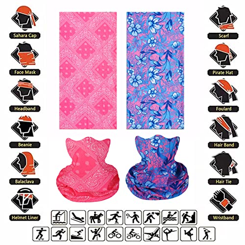 Image of Neck Gaiter Masks Tube Scarf,Seamless Bandanas Buffs Gators,Ourdoor Face Mask Face Covering Multi Headwear