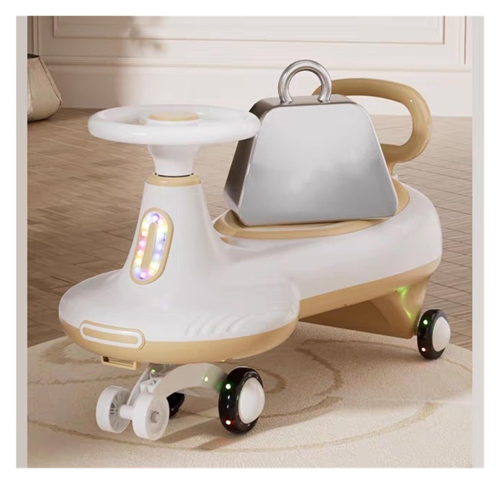 Wiggle-Auto for Kinder for Aufsitzen, mit blinkenden Musiklichtern Spielzeug