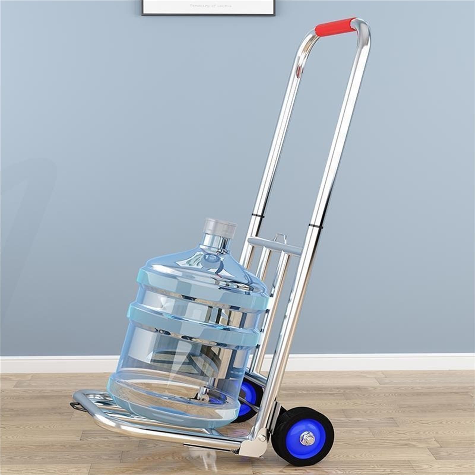 Carrello pieghevole a mano, capacità 75 kg, carrello portatile per la spesa per bagagli, generi alimentari e articoli per la casa, leggero, durevole e facile da usare