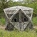 Barronett Big Cat Ground Hunting Blind, 3 Person Pop Up Portable, Backwoods Camo BC350BW