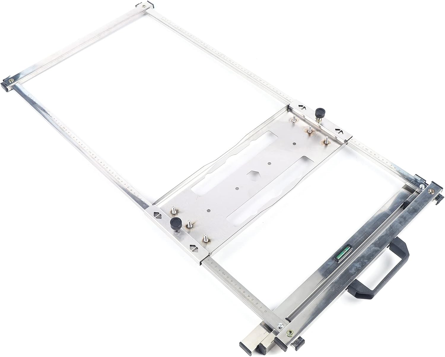 Electric Woodworking Circular Saw, CNCEST Multi-Function Steel Cutting Board Tool Edge Guide Positioning Frame Simple Woodworking Circular Saw Kit Fit for DIY Woodworking