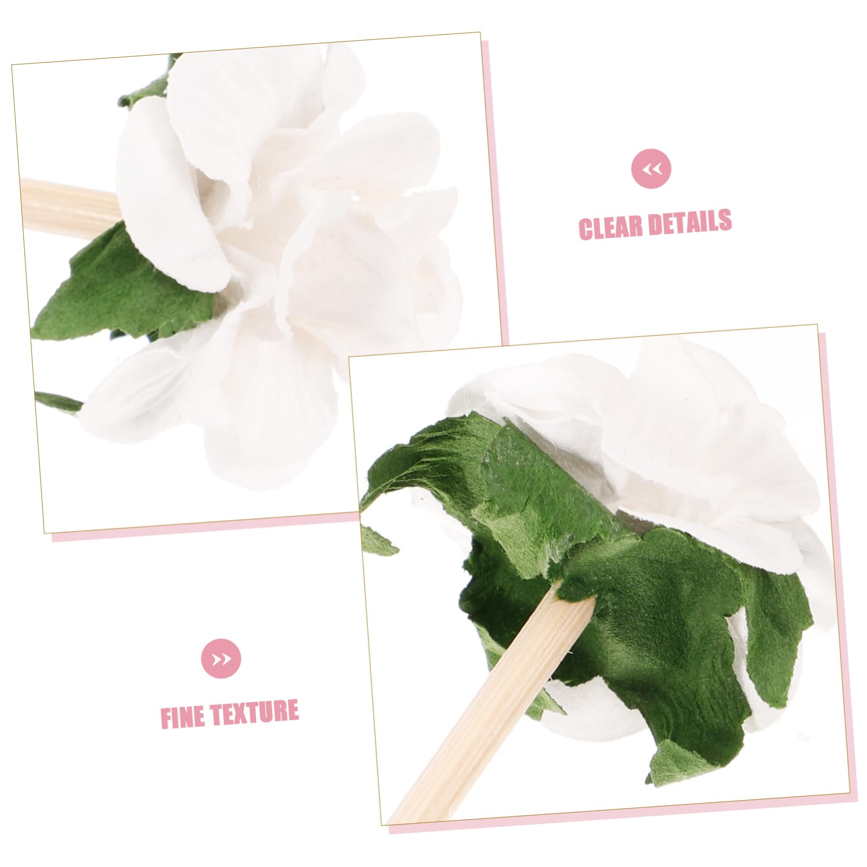 Homoyoyo 10pc Aromatherapy Rattan Paper Flower Diffuser Sticks Essential Oil Bottles Diffuser Sticks Flower for Home Dec