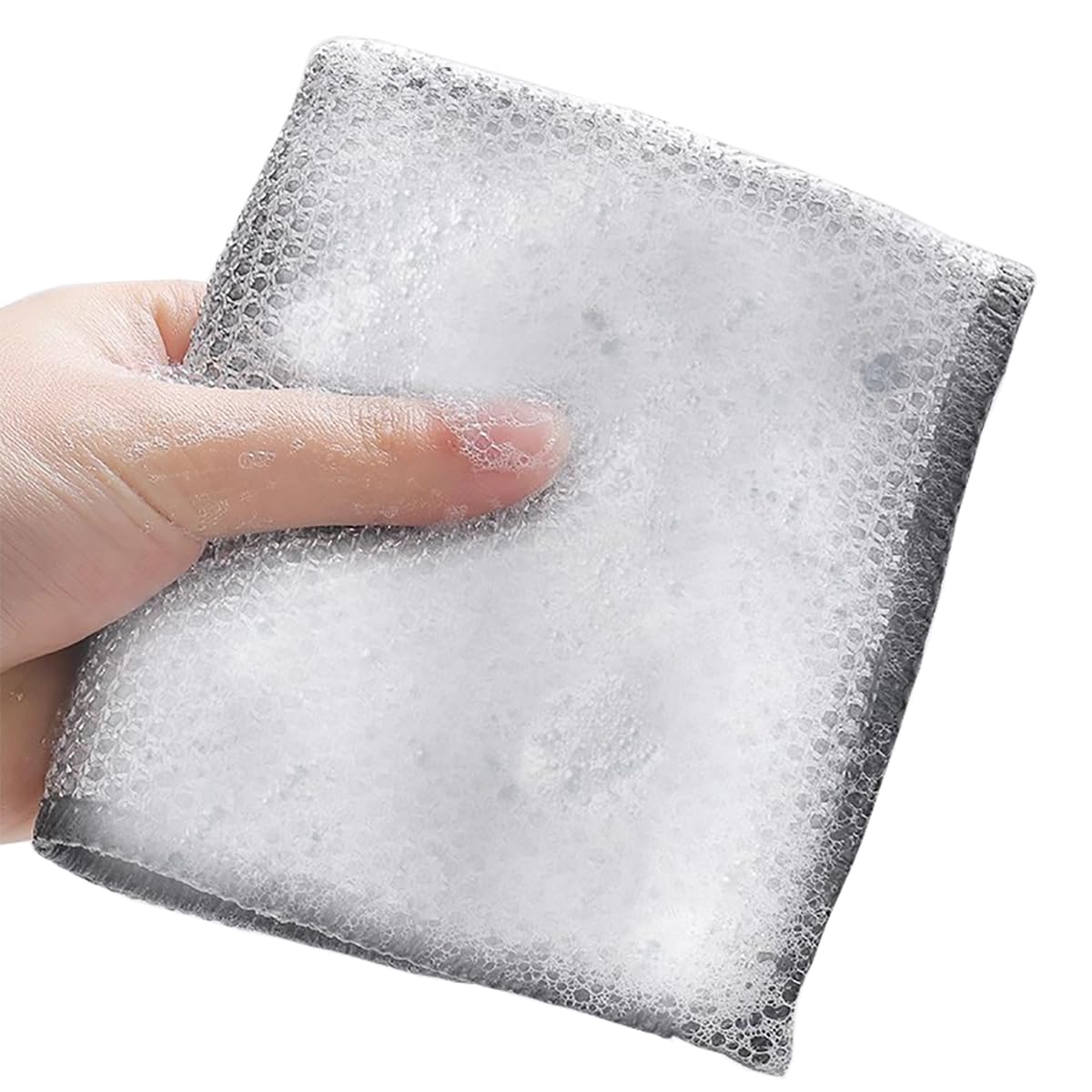 YuCool 8 Pcs Double Layer Wire Dishwashing Cloths Non-Scratch Wire Dishwashing Rags for Wet and Dry,Multifunctional Wire Dish Cloth Lint Free Duster Cloth for Kitchen Dish Sink Stove Top - Image 4