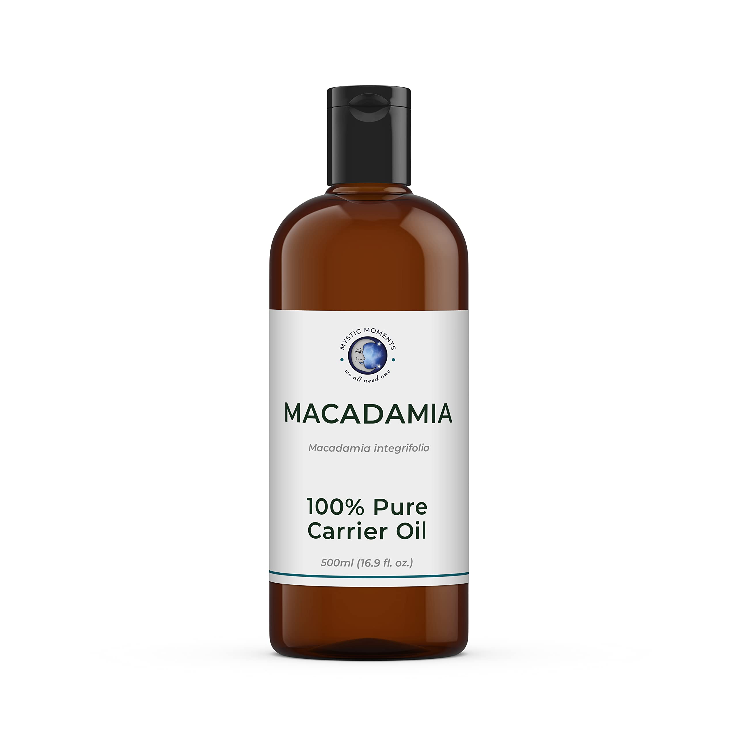 Mystic Moments Macadamia Orgánico Aceite Portador - 1 Litro - 100% Puro