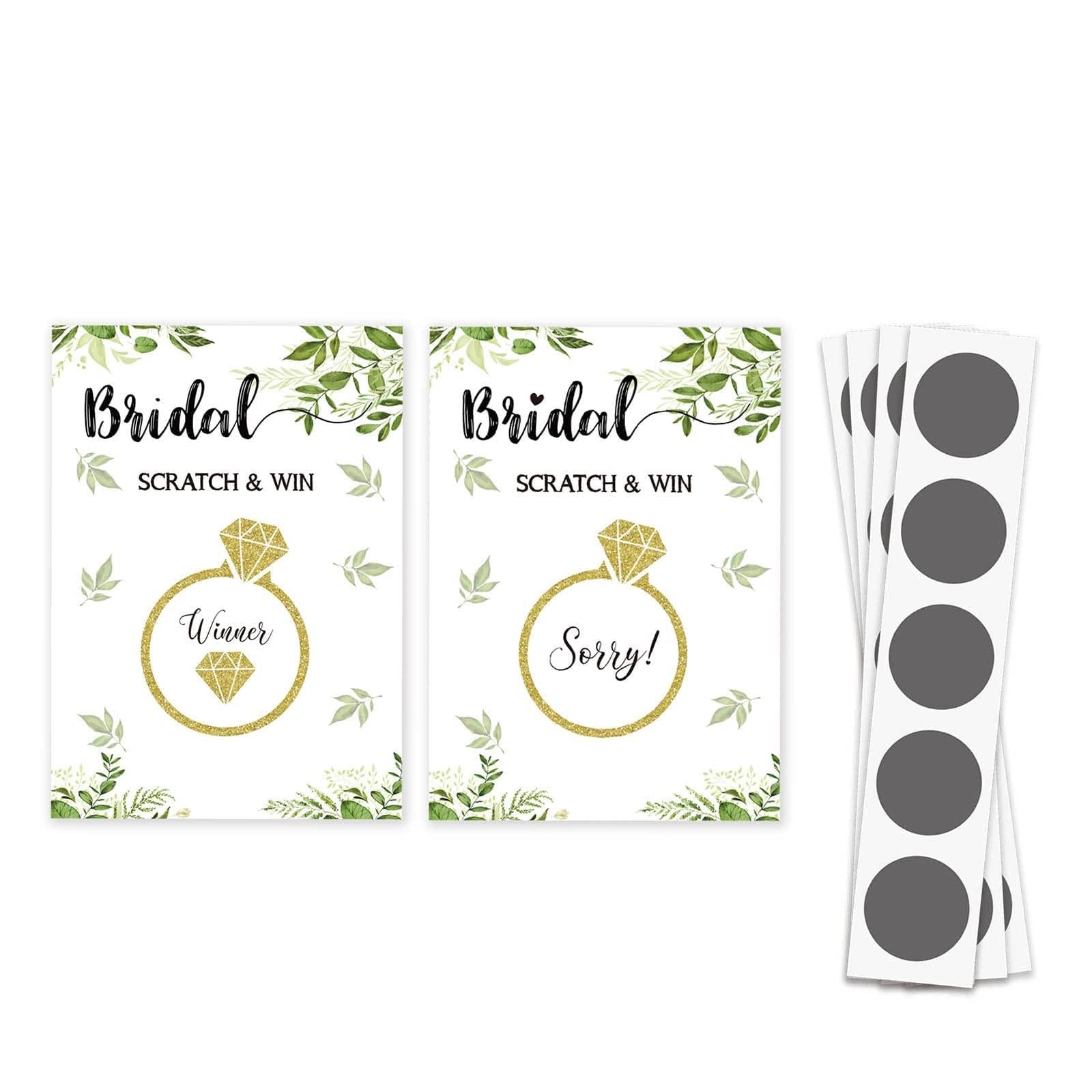 Scratch Card Set for Hen Party Favors Party Favor Supplies Party Favors Party Game Cards for Hen Party Scratch Game