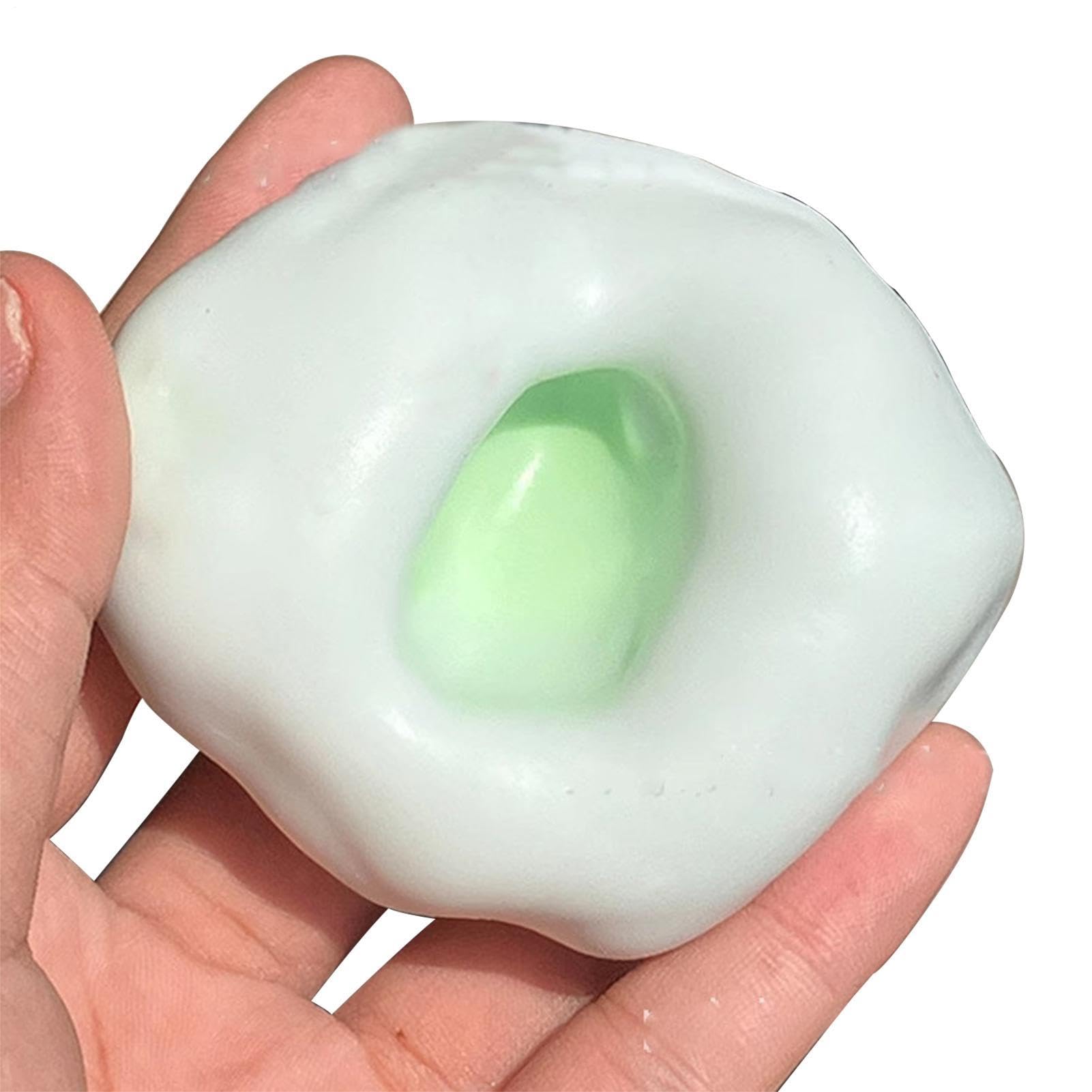 Soft Pinch Squeeze Toy, 3 PCS Stress Relief Glutinous Balls, Slow Rebound Sensory Squeeze Balls, Stress Relief Fidget Sensory for Teens Kids Women Men Adults
