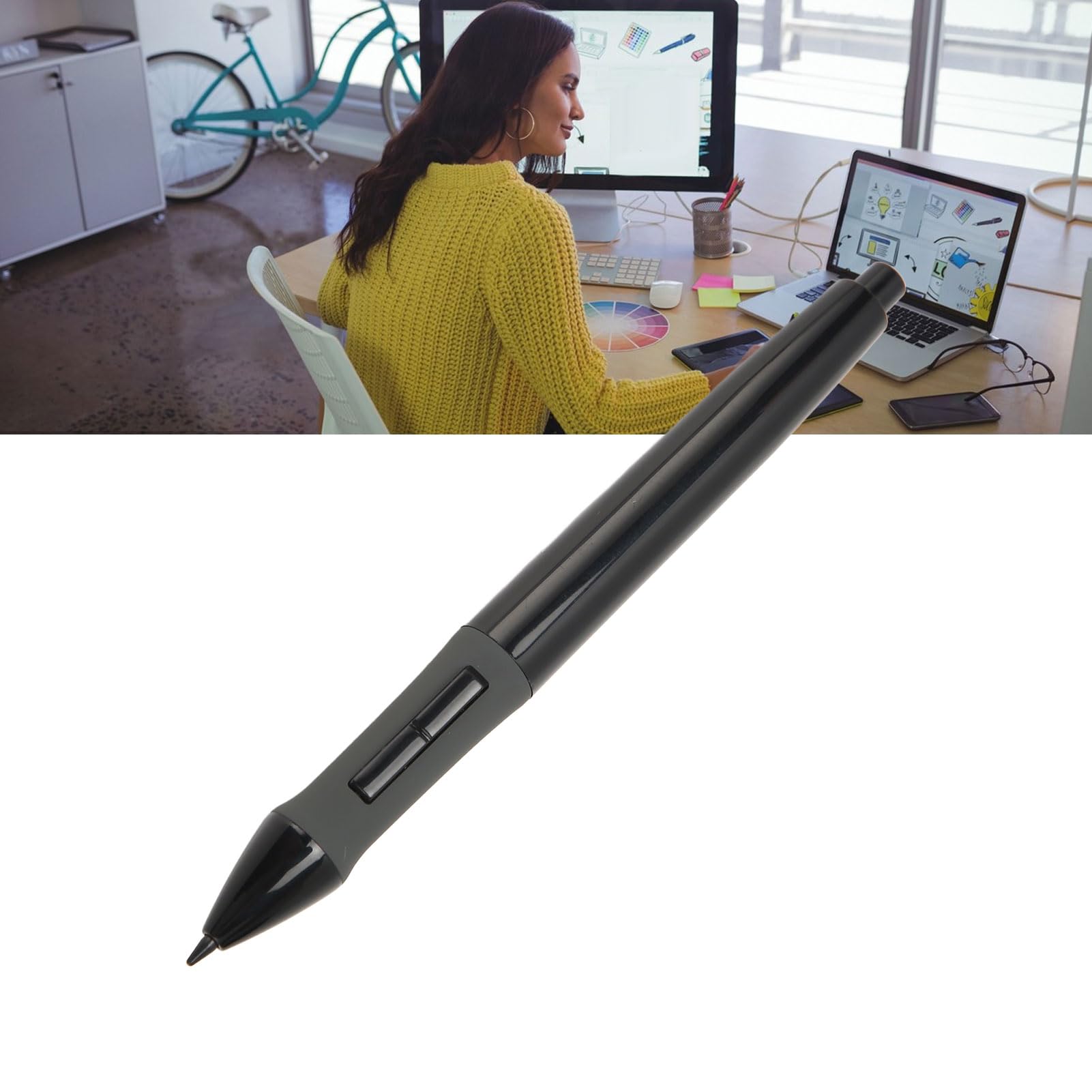 VBESTLIFE Stylet PEN68, 8192 Pression, pour Tablette Graphique de Dessin 420, H420, H58L, 680S, K58, 680TF, New 1060PLUS, W58, DWH69, WH1409(2048)