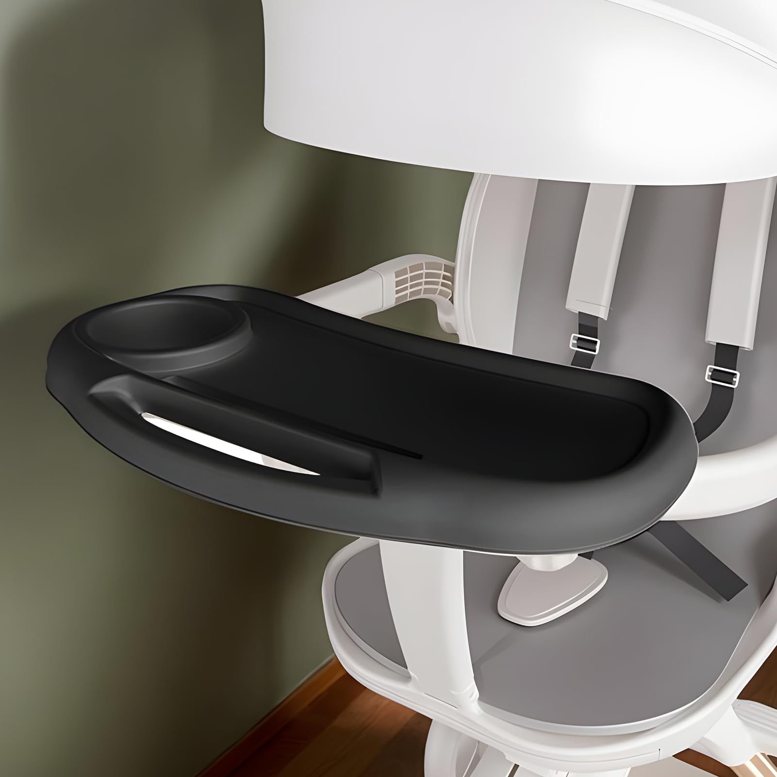 Bandeja de viaje para niños, bandeja de aperitivos extraíble con soporte para tazas, accesorios portátiles para cochecito, accesorio reutilizable para cochecito para el hogar