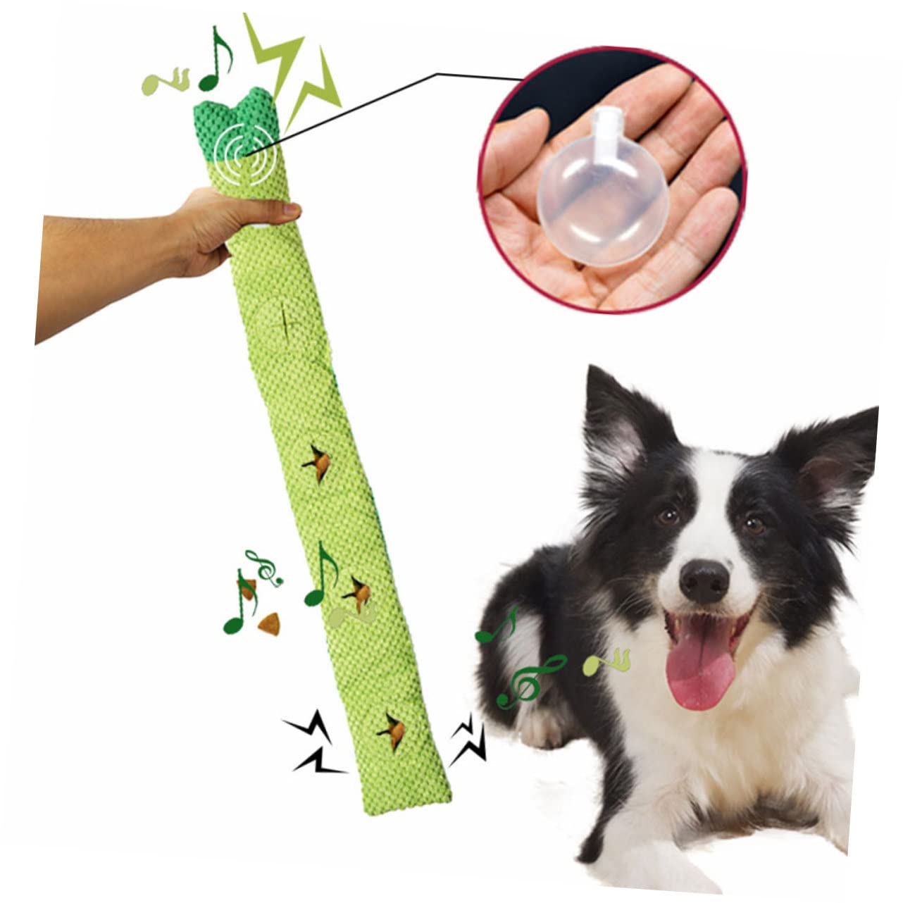 Mipcase 3stücke Interaktives Hundespielzeug Quietscher Zum Kauen Zähneputzen Langeweile Für Kleine Und Mittelgroße Hunde Grüner Frosch