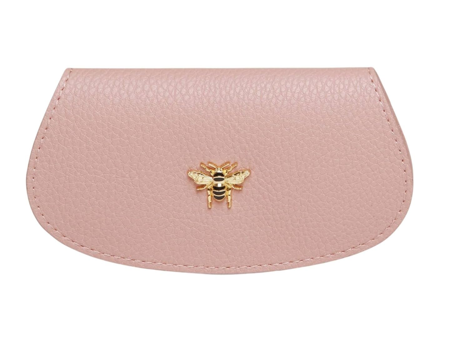Alice Wheeler Bee Pink Glasses Case