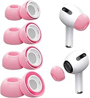 Vista 10 de Almohadillas de repuesto de espuma viscoelástica para AirPods Pro y para AirPods Pro 2, con orificio de reducción de ruido, sin dolor