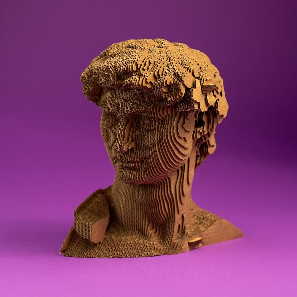 David Statue 3D-Puzzle aus Karton – Skulptur-Bausatz