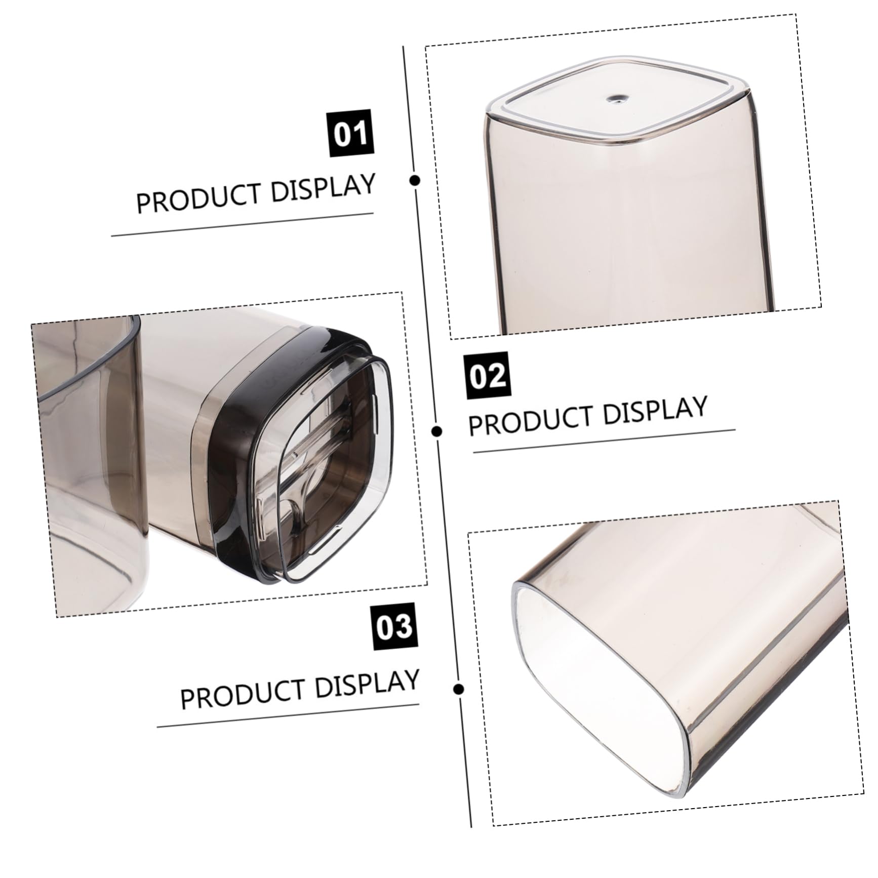 PACKOVE 3 Pezzi Porta Spazzolino e Dentifricio Portatile per Orale Design Compatto e Pratico per Viaggi Organizzatore per Spazzolini e Dentifrici Facile Aprire e Chiudere Mantiene Puliti e