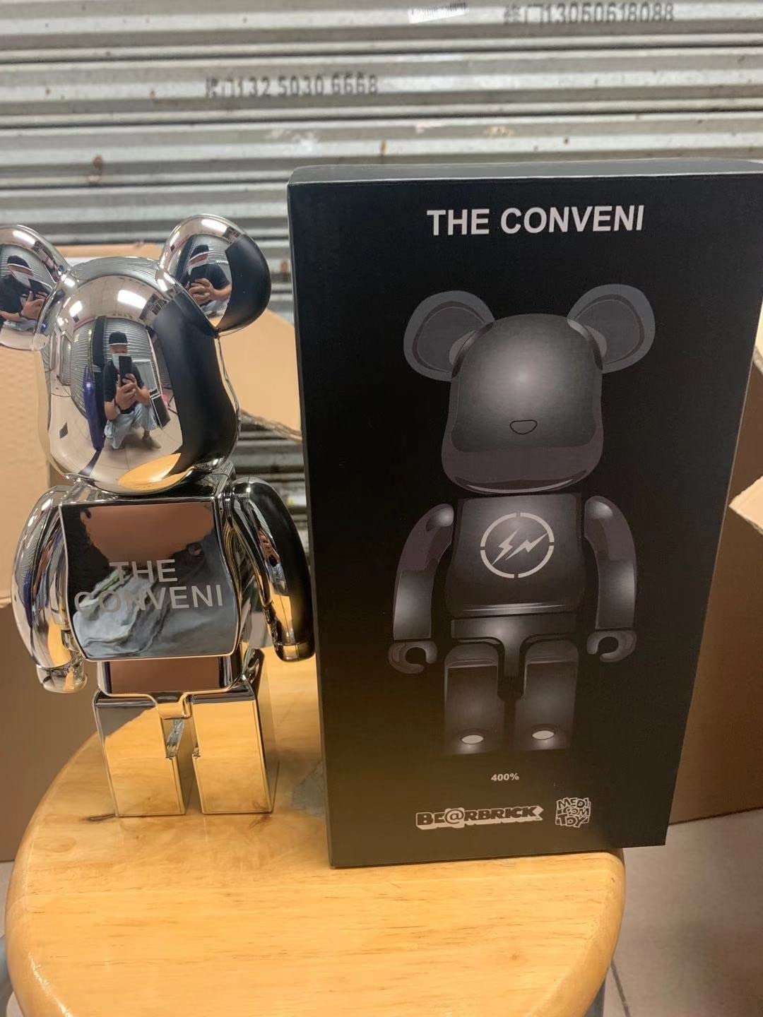 XX Eye Bearbrick 20 Cm – Sammlerfigur Aus PVC/Vinyl, Schwarz, Für Vitrine Oder Als Geschenk