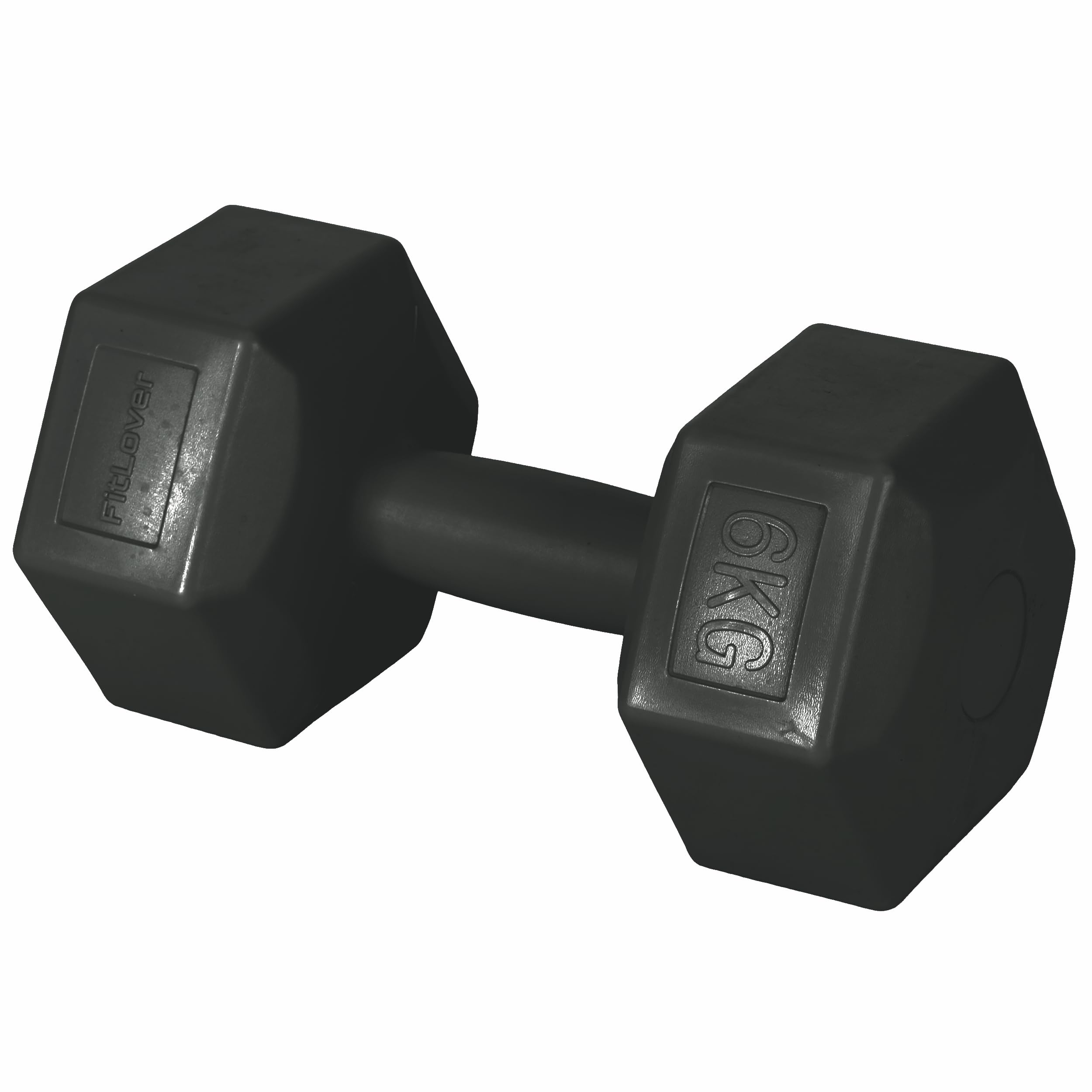FitLover - Manillar negro de 6 kg