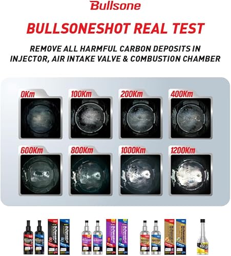 Miniatura 6 de Bullsone shot Limpiador de sistema de combustible total premium y aditivo de combustible para motor de gasolina