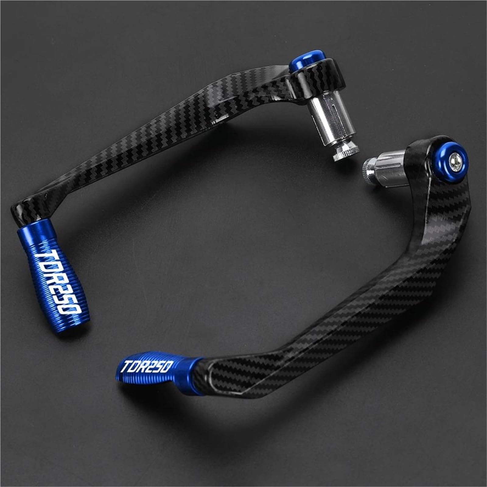 HIZORB Handguards for Y-AMAHA TDR250 TDR 250 1988-1993 1992 1991 1990 1989 Universal Motorcycles Handlebar Grips Guard Brake Clutch Lever Protector(Blue)