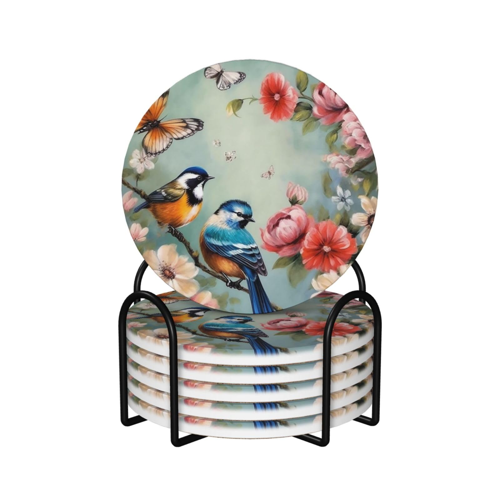 Dessous de verre en céramique pour protéger vos tables des taches de verre