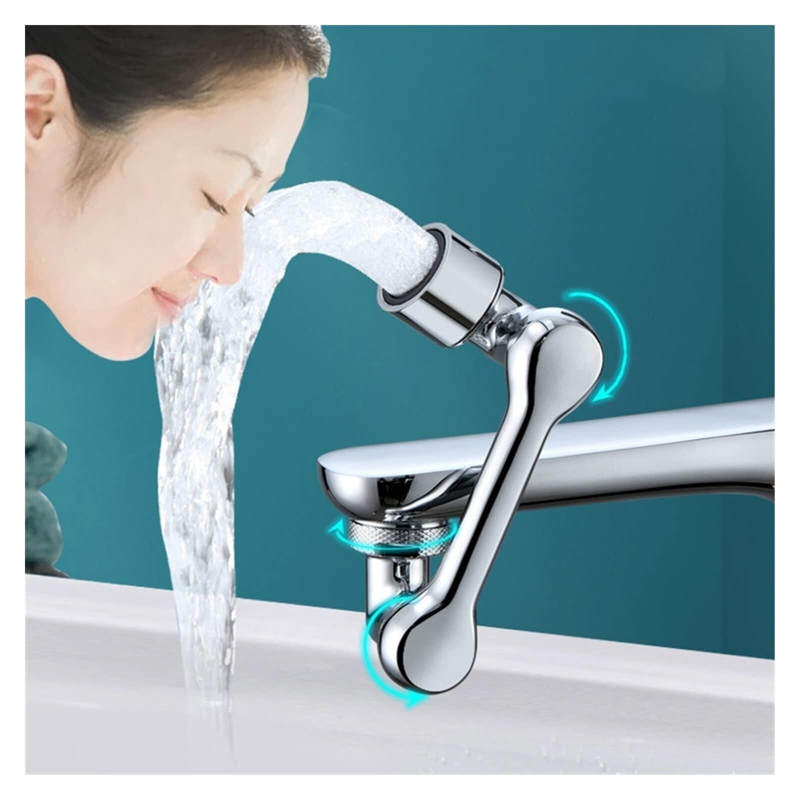 Aeratori per Rubinetto Lavello Cucina Bagno Aeratore per Rubinetto Girevole da 1080 Gradi, Estensione Universale per del Lavabo, per Schizzi