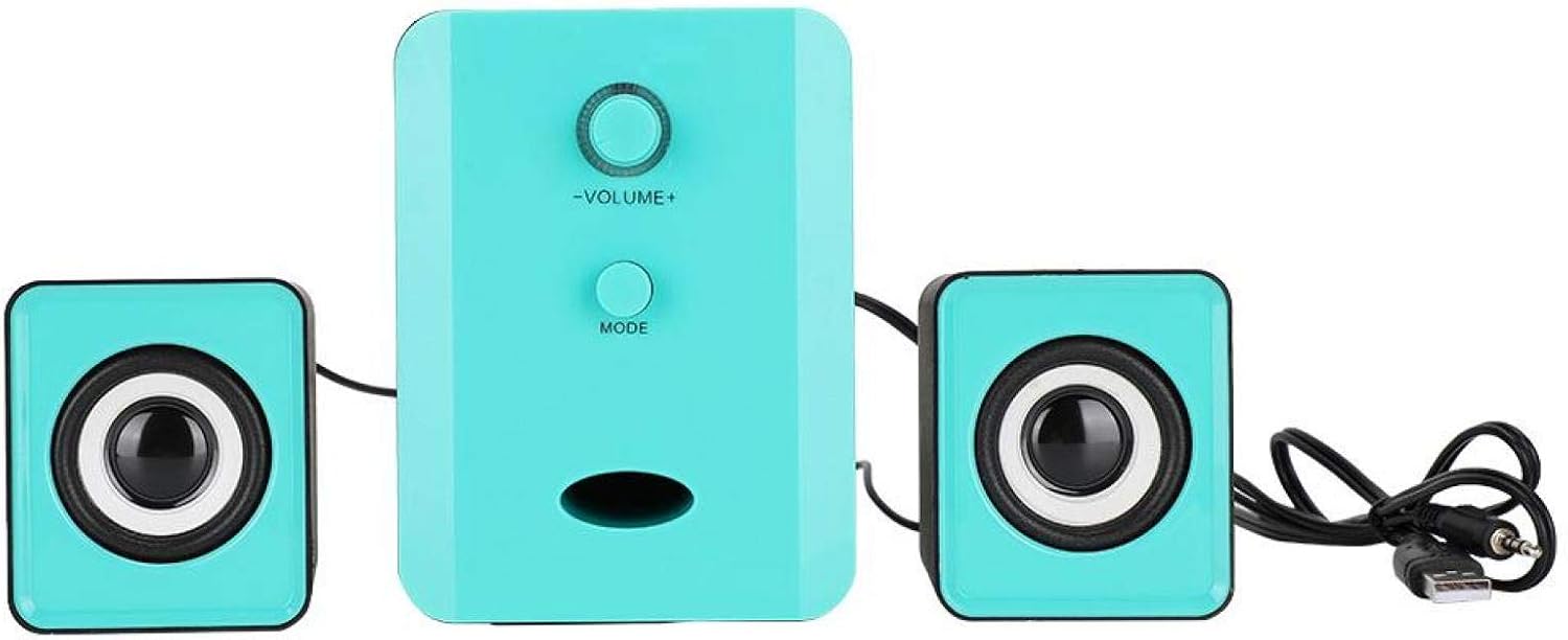 Faceuer USB Speaker, Loud Stereo Heavy Bass 2.1 Surround