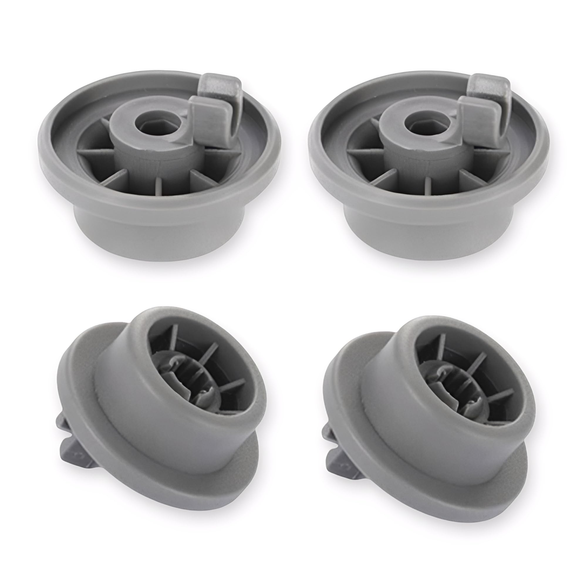 4-Pack 165314 Dishwasher Lower Rack Wheels Replacement, Dishwasher Rack Rollers Replaces Model 420198 423232 AP2802428 PS3439123 PS8697067