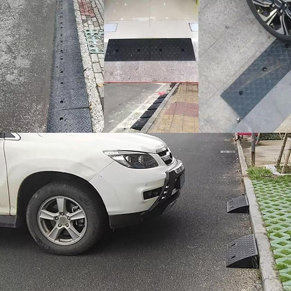 Rampa de umbral de Goma, rampas de bordillo para Coches, rampa de acera de, rampas de Movilidad para Scooter, Silla de Ruedas, rampas para Puerta de acera