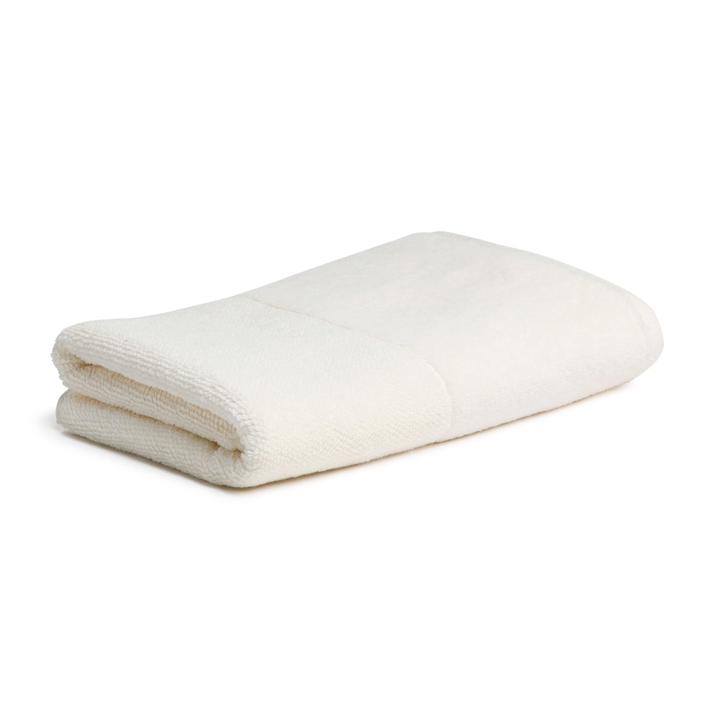 Möve Bamboo Luxe Handtuch 50 x 100 cm aus 60% Baumwolle / 40% Viskose aus Bambus-Zellstoff, Ivory